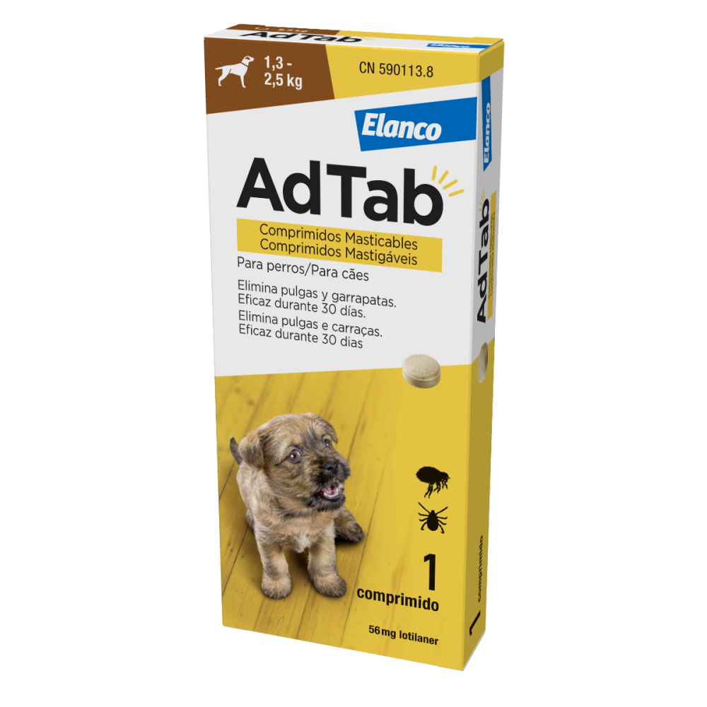 Image of Adtab 3 compresse 56 mg cani 1.3-2.5 cod085