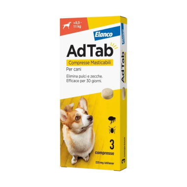 Image of Adtab 3 compresse 225mg cani 5,5-11kg cod085