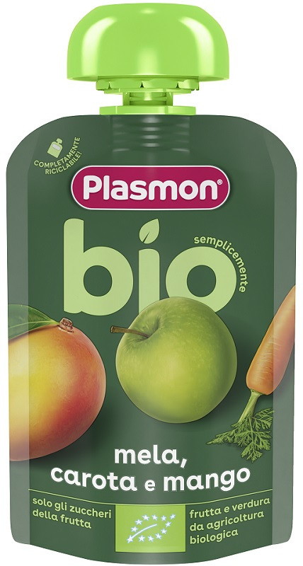 Image of Plasmon mela ca ma bio pouches cod085