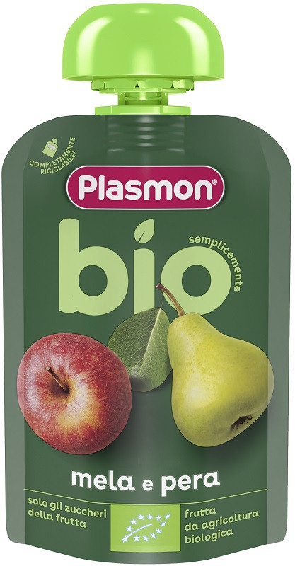 Image of Plasmon mela pera bio pouches cod085