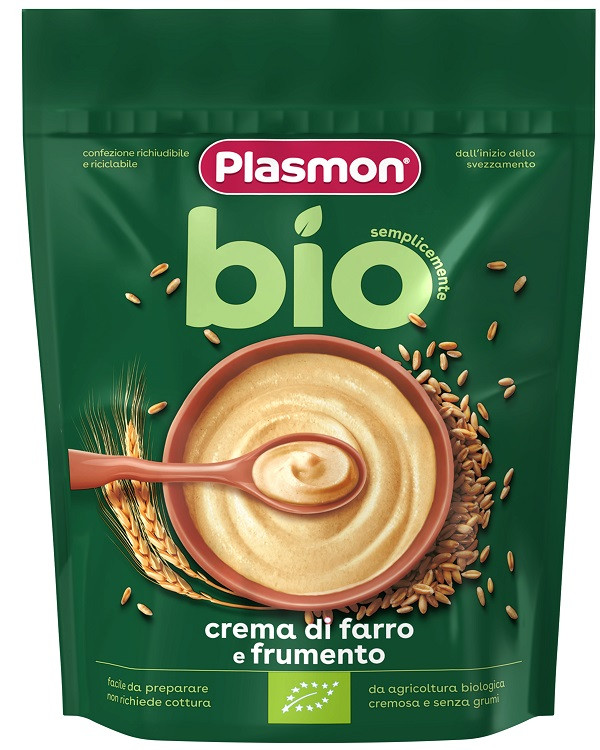 Plasmon crema di cereali bio farro e grano