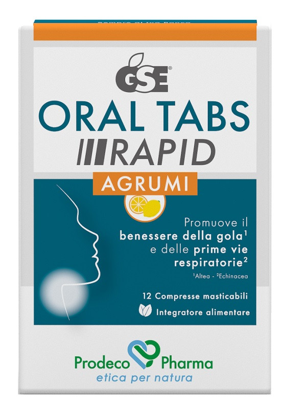 Gse oral tabs rapid agrum12 compresse