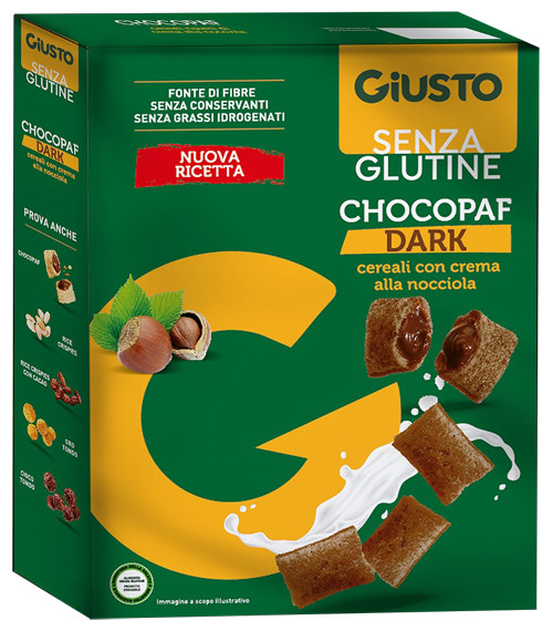 Image of Giusto s/g chocopaf dark 250g cod085