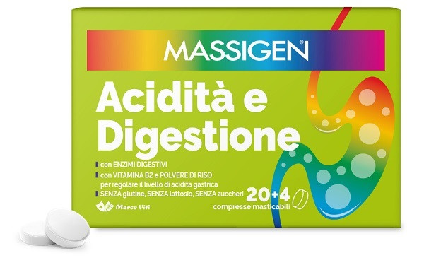 Massigen acidità e digestione 24 compresse