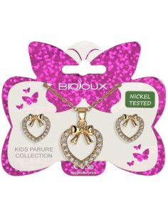 Bjs011 parure flake heart gp