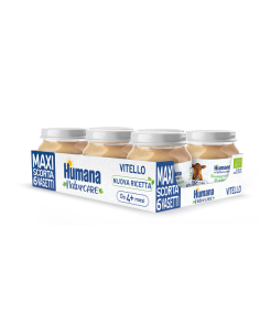 Humana omog vitello bio 6x80g