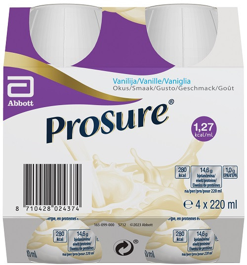 Prosure vanilla 4bott 220ml