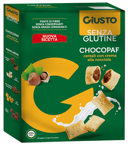 Image of Giusto s/g chocopaf 250g cod085