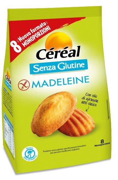 Cereal madeleine s/glut 8pz