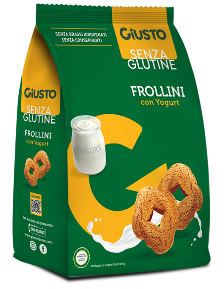 Giusto s/g frollini yogurt250g