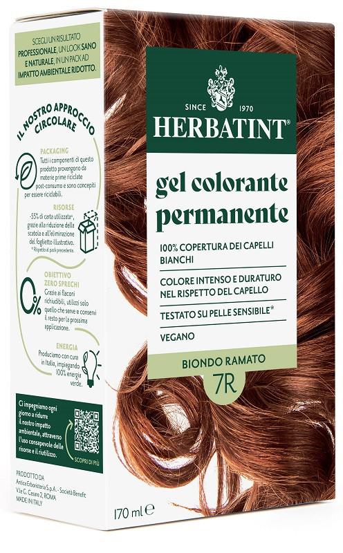 Herbatint 7r biondo ramat170ml