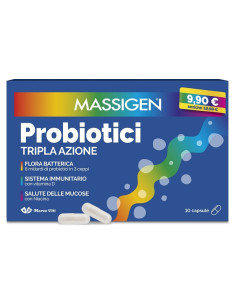 Massigen probiotici 10 capsule 24os
