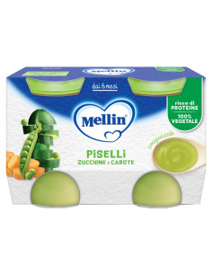 Mellin omog piselli carote