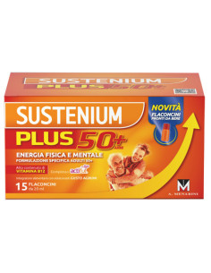 Sustenium plus 50+ 15 flaconcini | Clubfarma