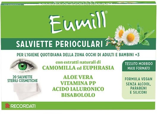 Eumill salviette perioc 25pz