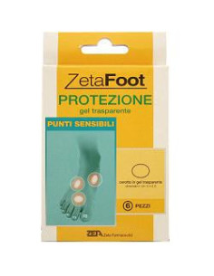 Zetaf gel trasp punti sens 6pz