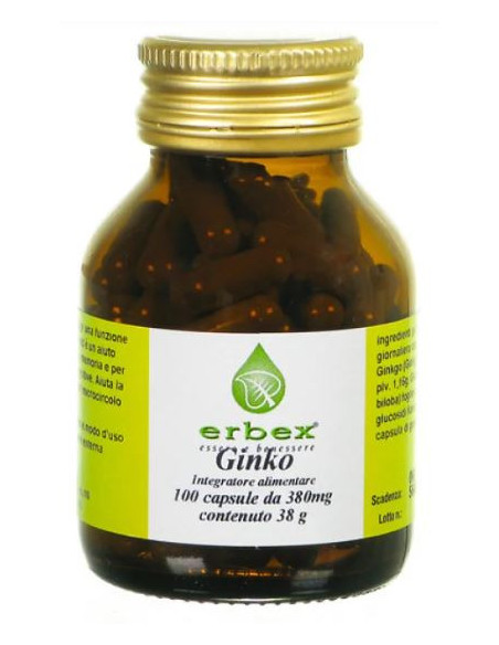 Ginkgo biloba 100 capsule 380mg