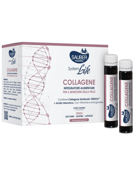 Sauber Collagene SystemLife antietà 10 flaconcini