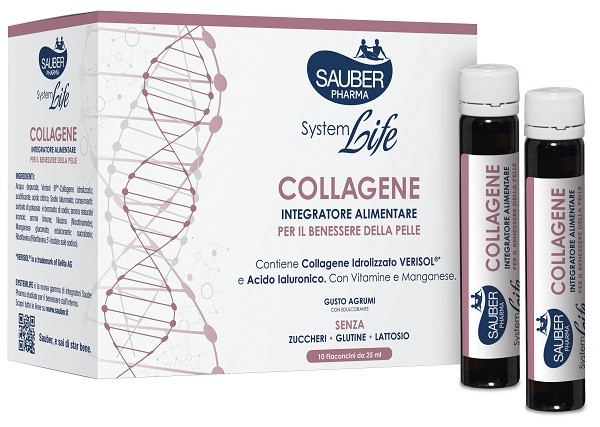 Sauber Collagene SystemLife antietà 10 flaconcini