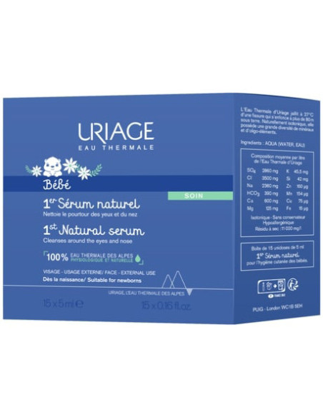 Uriage bebe siero fisio 15x5ml