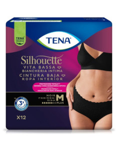 Tena silhouette noir m v/b 12p