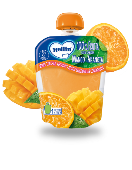 Mellin 100% arancia mango 90g