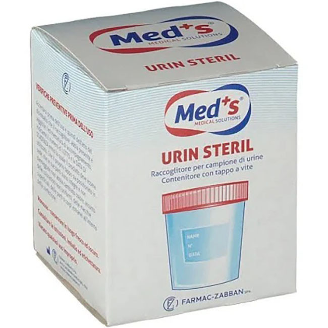 Meds contenitore urine sterile sottovuoto 120ml