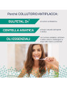 Pasta del capitano collutorio antiplacca e antibatterico gusto menta 400ml