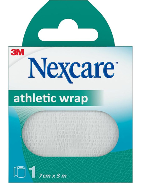 Nexcare athletic wrap bianco 7 cm x 3 m