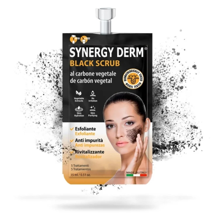 Synergy derm black scrub 15ml