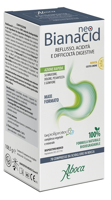 Image of Neobianacid 70 compresse limone cod085