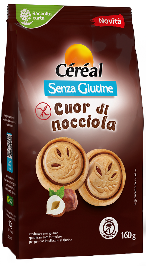 Cereal sg cuor di nocciola160g