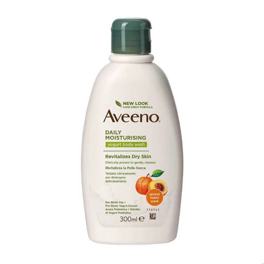 Aveeno Bagno Doccia Yogurt Albicocca & Miele 300ml