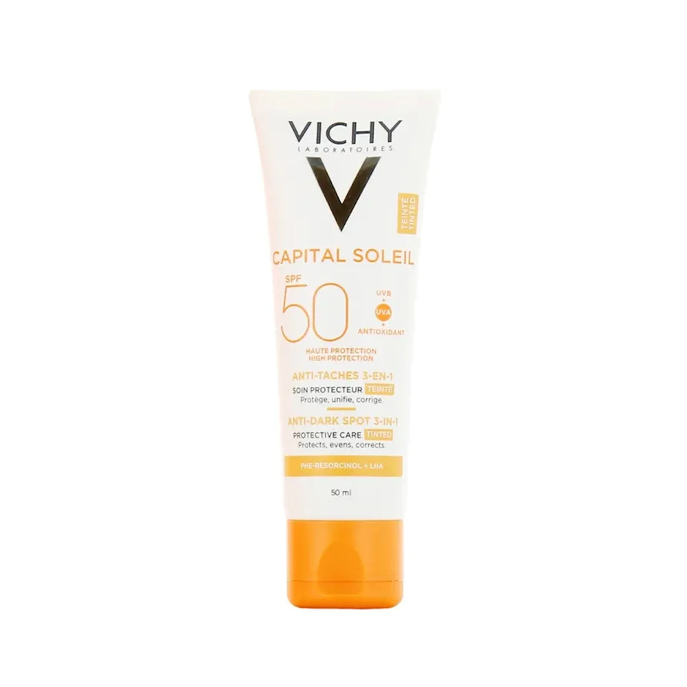 Image of Vichy Capital Soleil Trattamento anti-macchie colorato 3 in 1 SPF 50+ 50 ml cod085