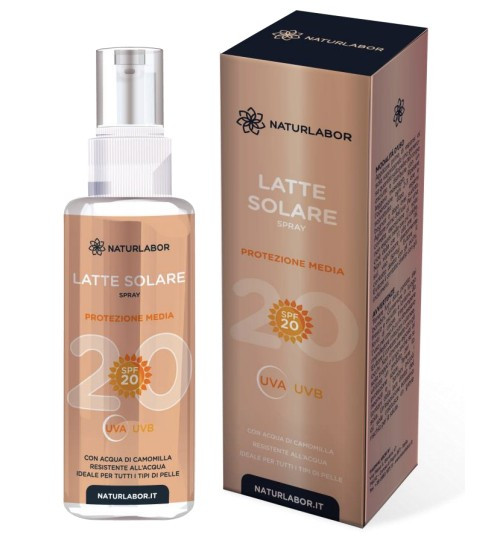 Naturlabor latte solare spray SPF20