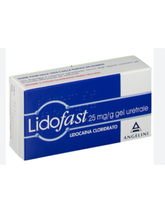 Lidofast gel uretrale 2,5% 15g