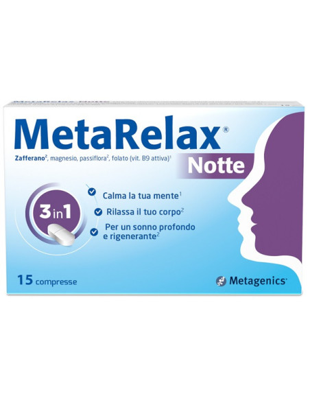 Metarelax notte 15 compresse