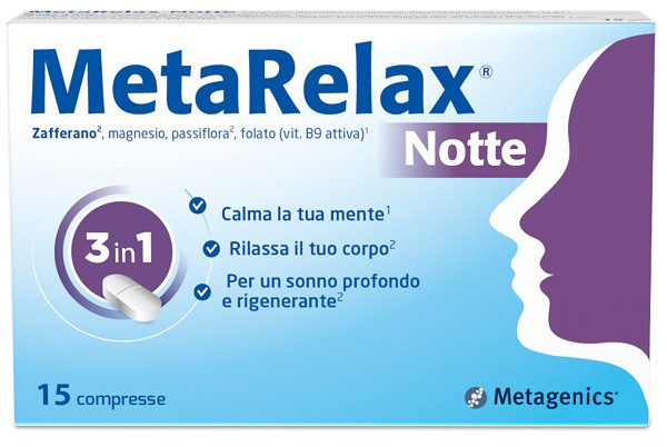 Metarelax notte 15 compresse
