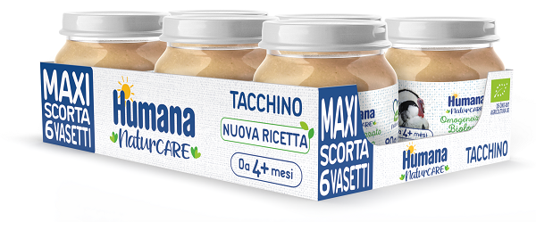 Humana omog tacchino bio 6x80g