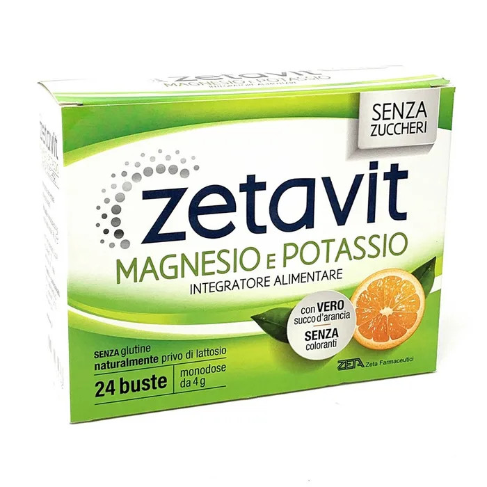Image of Zetavit magnesio e potassio senza zuccheri 24 bustine cod085