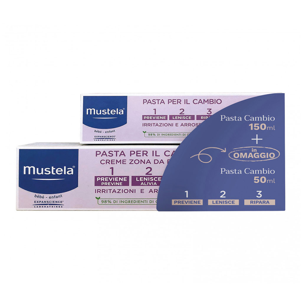 Mustela Pasta cambio 150+50ml BIPACK