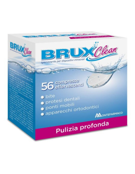 Brux clean 56 compresse effervescenti