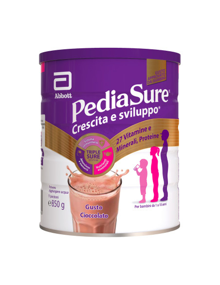 Pediasure crescita & sviluppo cioccolato 850g