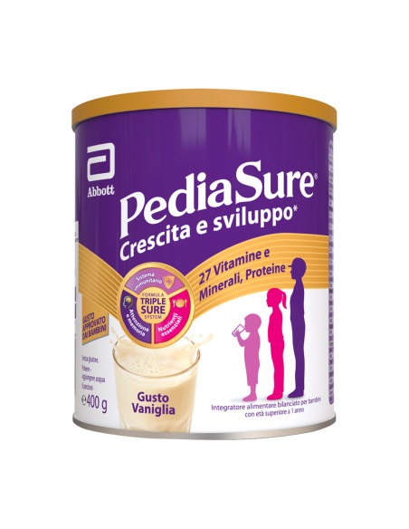 Pediasure crescita & sviluppo rinforza vaniglia 400g