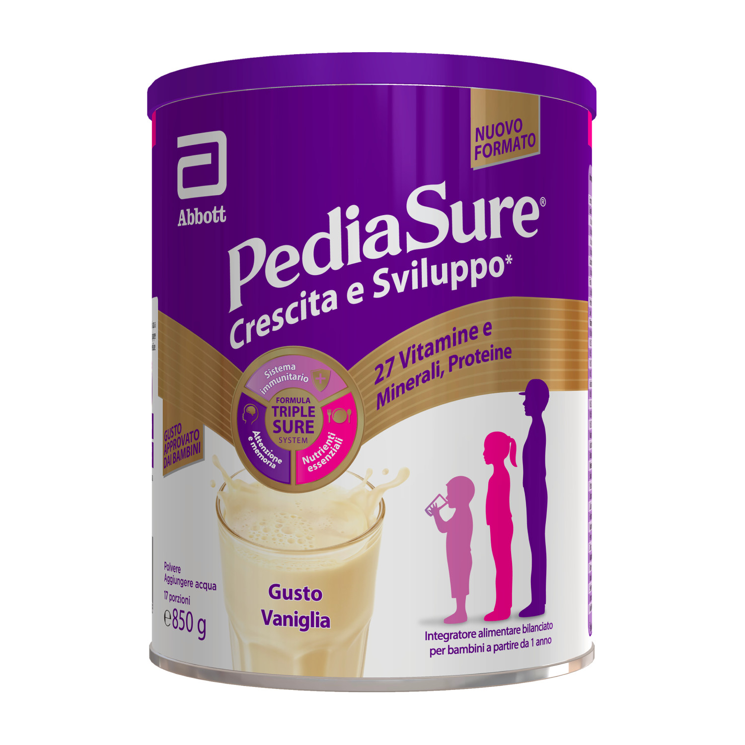 Image of Pediasure crescita & sviluppo rinforza vaniglia 850g cod085
