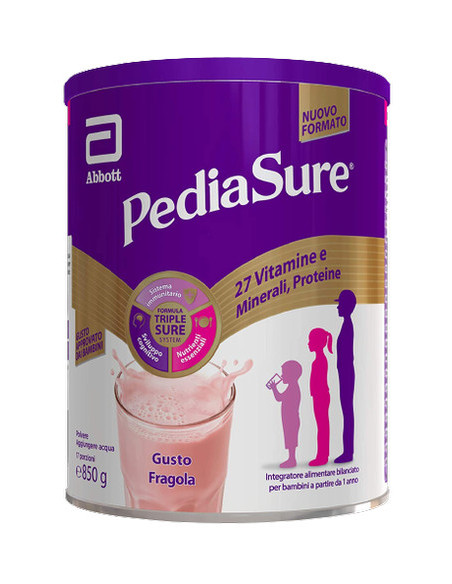 Pediasure crescita & sviluppo rinforza fragola 850g