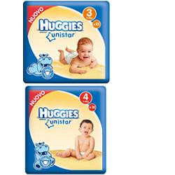 Huggies unistar 3 4/9kg 20pz