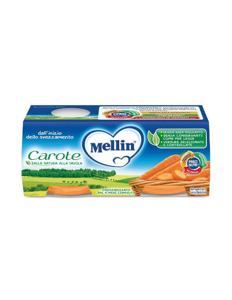 Mellin omog carote 2x80g