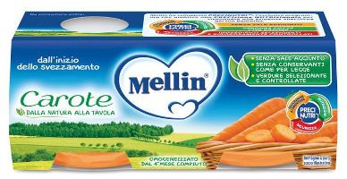 Image of Mellin omog carote 2x80g cod085
