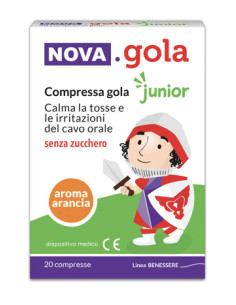 Nova gola junior arancia 20 compresse